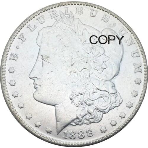 United States 1 One Dollar Morgan Dollar 1888 o Cupronickel Silver Plated Copy Coins Can Choose Any Year