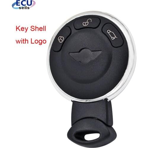 Smart Remote Car Key Fob Shell For BMW Mini Cooper R56 3 Button Remote Keyless Entry Auto Car Key Case