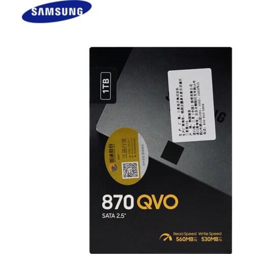 Samsung SSD 1TB 2.5" SATAIII Internal SSD 2TB SATAII HDD 4TB MLC SATA3 Solid-State Hard Drive Original 870 QVO