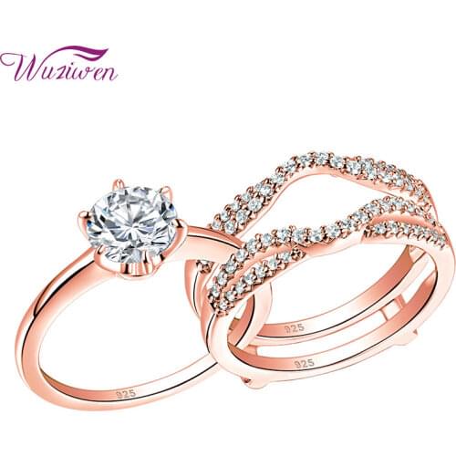 WUZIWEN Rings With Diamonds