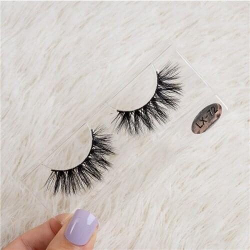 1 Pair Natural Eyelashes 3D Mink Lashes Fluffy Mink Lashes Handmade 100% Cruelty-Free Mink False Eyelashes Beauty Make Up Lash