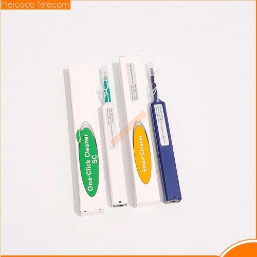 2pcs One-Click Cleaner Optical Fiber Cleaner Pen Cleans 2.5mm SC FC ST and 1.25mm LC MU Connector Over 800 Times