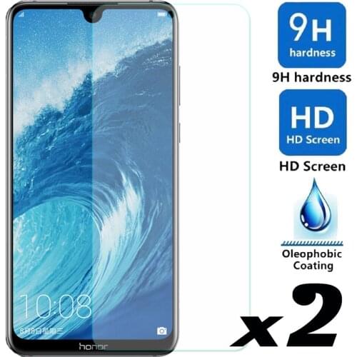 2 x Tempered Glass Screen Protector For Huawei honor 8x max Explosion-proof Anti Scratch Front Film For Huawei Honor 8X Max 2018