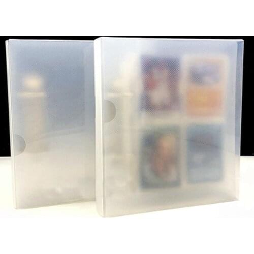 30pcs 4 pockets page big Capacity Cards transparent Albums For Pokemon CCG MTG Magic Yugioh Board Games Cards book Sleeve Holder