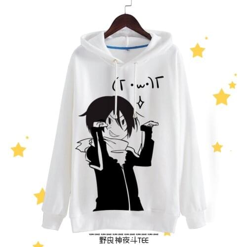 Anime Noragami Yato Unisex Casual Jacket Sweatshirt Hoodie Coat