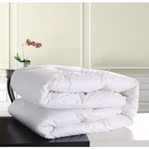 Free Shipping Bedding European Duck Down Quilt Doona Comforter Blanket King Or Make Any Size 240CMX210CM