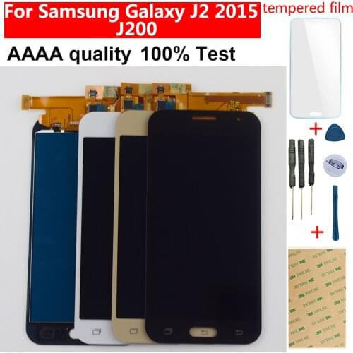 For Samsung Galaxy J2 2015 J200 Display Touch Screen Digitizer Assembly For Samsung J200F LCD Display J200Y J200H Display