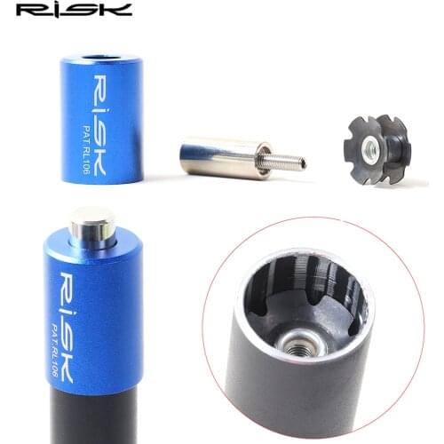 Risk Bicycle Front Fork Headset Star Nut Installar RL106 Tool Core Mounting Sleeve Tool Fit For 28.6mm bike Fork Steerer