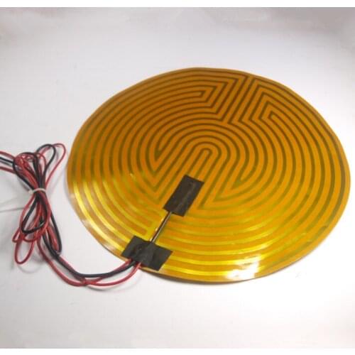 DIY 12V 120W 330mm Round Kapton Heatbed Heater + Thermistor for RepRap Kossel RAMP 3D printer parts