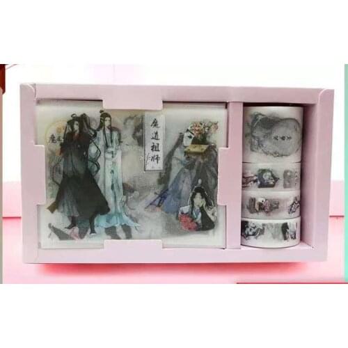 Chinese Anime Series Washi Tape Set "Mo Dao Zu Shi" "Wu Liu Qi" "dou Luo" "tian Guan Ci Fu" Hand Account Sticker Adhesive Tape