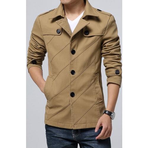 2021 New windshield mens spring and autumn mens thin jacket jacket casual clothes