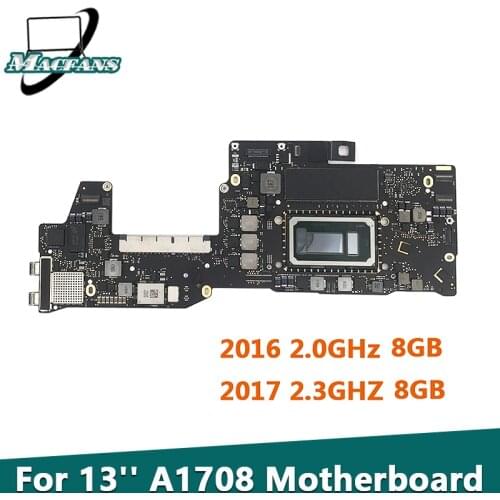 Tested Original A1708 Motherboard for MacBook Pro Retina A1708 Logic Board 2.0G 8GB/820-00875-A 2016 2.3G 8GB/820-00840-A 2017