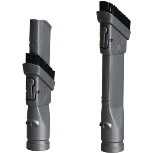 Flat Nozzle Brush Suction Head for Dyson V6 DC30 DC34 DC52 Vacuum Cleaner Spare Parts Accessories 2 in 1 Brushes,2 Pack