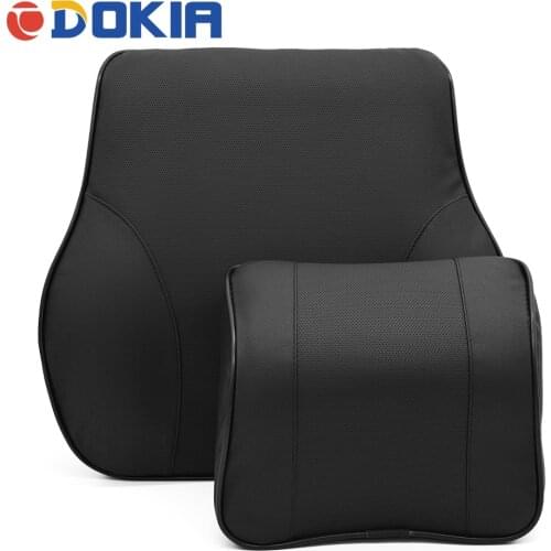 Car Headrest Pillow Soft Memory Foam Car Lumbar Pillow Car Pillow For Waist Lumbar Support For Office Chair Seat Pillow For Car