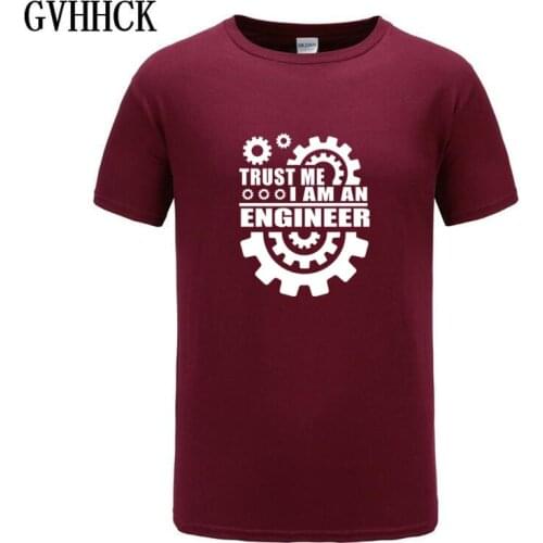 Trust me I AM AN ENGINEER Men T-shirt casual short sleeve Fashion cool T shirt 2019 tops Tees funny streetwear brand clothing