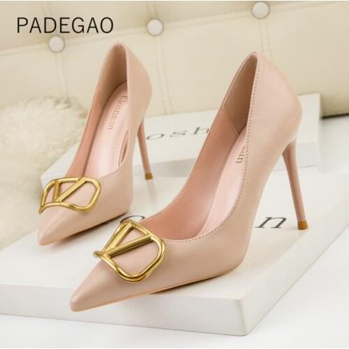 Heels for Women 2021 OL Korean High Heels Sexy Luxury Casual Night Women Shoes