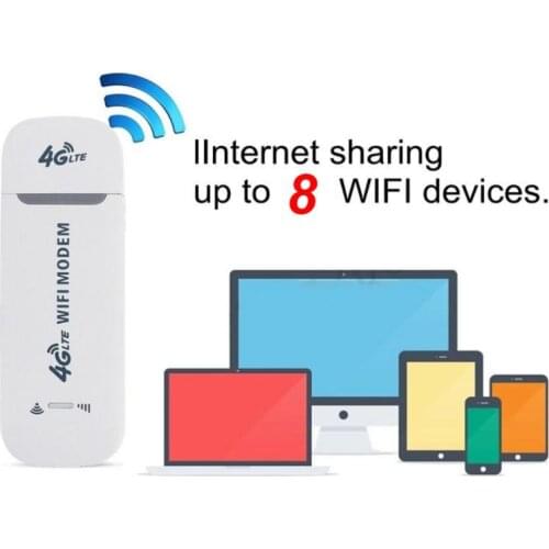 4G LTE USB Wifi Modem 3g 4g Usb Dongle Car Wifi Router 4g LTE Dongle Network Adaptor With Sim Card Slot 2020 Wireless WIFI Modem