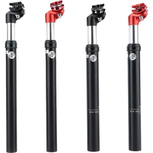 High Strength MTB Bike Suspension Bicycle Seatpost 27.2/ 31.6 X350MM Seat post Aluminium Bike Shock Absorption Damping Seat Tube
