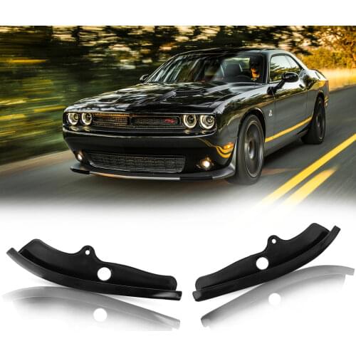 Front Bumper Lip Protector Cover For Dodge Challenger SRT Scat Pack 2015-2020 Bumper Protector Diffuser Spoiler Splitter Guard
