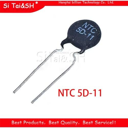 10pcs Thermistor Resistor NTC 5D-11 Thermal Resistor