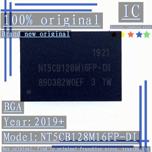 2019+100% Brand new original 2PCS-10PCS NT5CB128M16FP-DI BGA DDR3 flash memory particles 256M running memory Memory chip