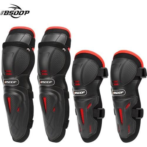 4pcs Motorcycle Motocross Sports Riding Protective Gear Knee Protective Equipment Elbow Kneepad for Yamaha for kawasaki for KTM