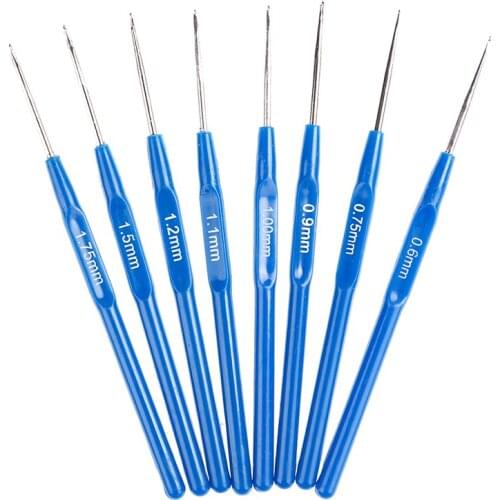 8pcs Crochet Hooks Stitches Knitting Needles Handicraft Crochet Set Weave Tool