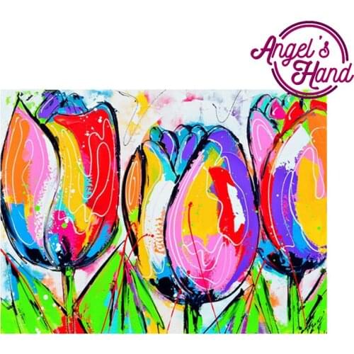 DIY 5D Diamond Painting tulip picture rhinestone diamond embroidery beading Cross Stitch Kits diamond art flowers pattern puzzle