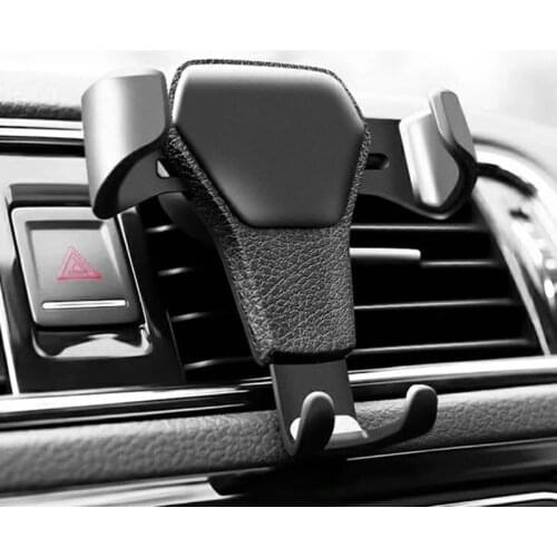 Gravity Car Mount For Mobile Phone Holder Car Air Vent Clip Stand Cell phone GPS Support For iPhone 11 XS X XR 7 Samsung Huawei