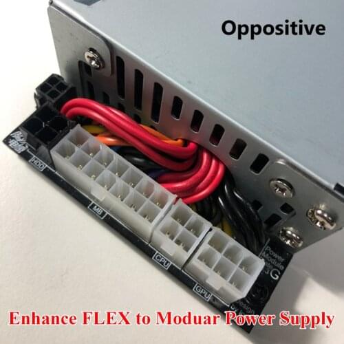 DIY Moduar Power Supply for Enhance FLEX Power Supply to Moduar Power Supply 1U Connector Bracket Adapter Board