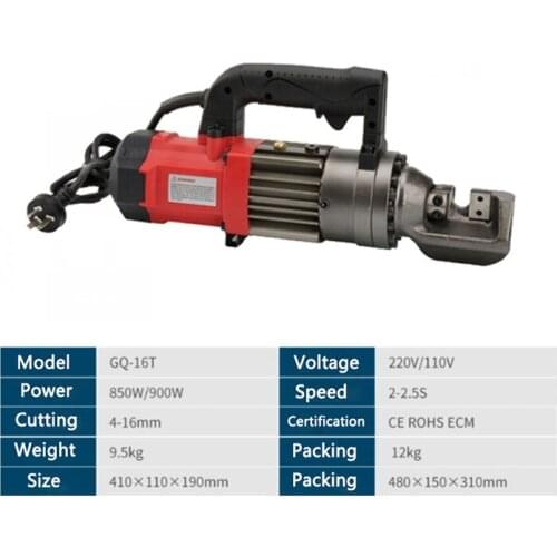 Electric Steel cutting machine Portable hydraulic Steel cutter Fast Rebar/reinforcing bar/concrete iron cutting