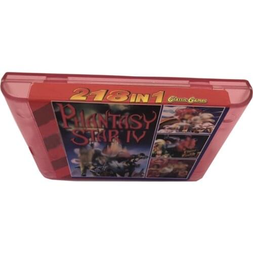 218 in 1 Game Card for Sega Genesis Megadrive for MD Video Game Console