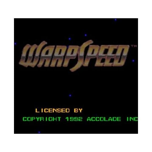 WarpSpeed NTSC Version 16 Bit 46 Pin Big Gray Game Card For USA Game Players