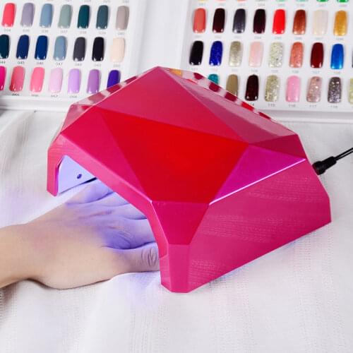 Diamond Light Manicure Tool Light Manicure Machine Sun Light 36W Quick Dry LED Nail Lamp