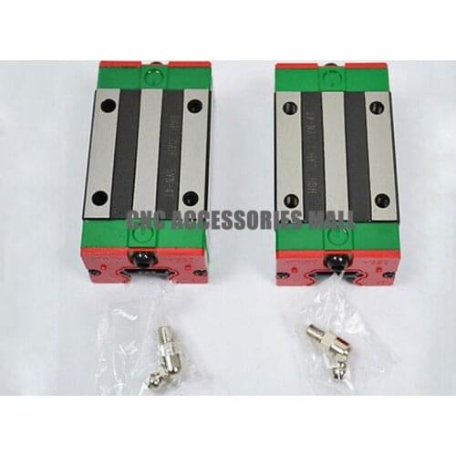 2PCS HIWIN HGH25CA linear guide slider block, linear rails carrier for linear rails HGR25