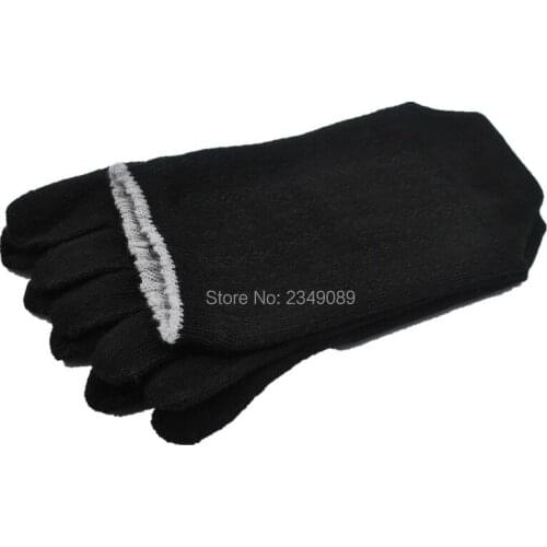 3 Pairs Black Color Summer Thin section casual socks Toe socks Womens socks