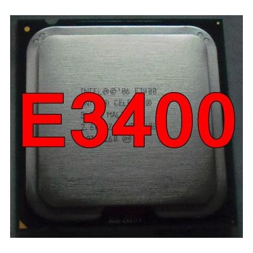 Original Intel CPU Celeron E3400 SLGTZ Processor 2.60GHz/1M/800MHz Dual-Core Socket 775 free shipping speedy ship out