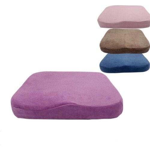 Square Slow Rebound Memory Foam Sofa Chair Seat Cushion Anti-slip Portable Office Car Support Chairs Cushions Relieve Stress