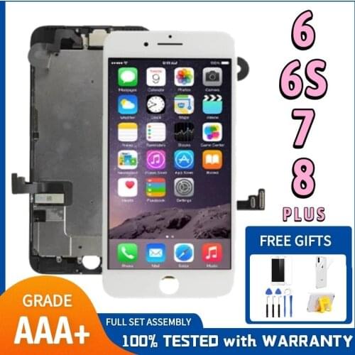 Full LCD Display For iPhone 6 6S 7 8 Plus Screen Replacement For iPhone 5S SE 5C 6P 6SP 7P 8P Complete 3D Touch Digitizer Ecran