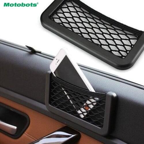 MOTOBOTS 1pc Car Mesh Storage Bag Cargo Net Holder Trunk Auto Elastic Storage #CA5395