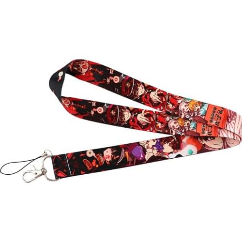 20pcs/lot G1976 Anime Lanyards For Keys ID Card Phone Neck Strap Keychains badge Holder Cool Phone Hang Rope Fashion Accessories