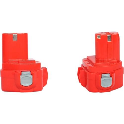 2PCS X NI-MH 12V 3.0A Replacement Battery for Makita Power Tools 192598-2 6271D 638347-8 192681-5 1220 1222 1233S 1235 1235A