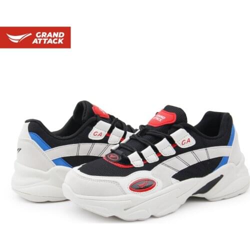 GRAND ATTACK LADIES WOMEN CHUNKY RETRO PUNK PLATFORM DAD TRAINERS SNEAKERS 36-41