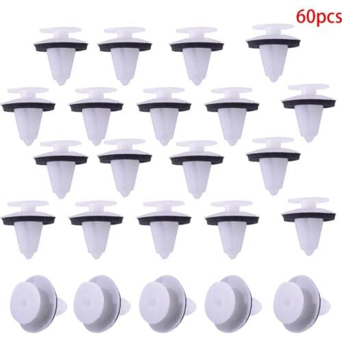 60pcs A0119887678 011 988 76 78 Car Door Panel Trim Fastener Clips Fit For Mercedes Benz R129 W202 W203 W211 0119887678