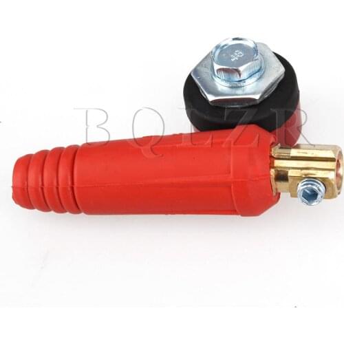 BQLZR Red DKJ10-25 Quick Fitting Cable Connector Joint Plug Socket For Welding Machine
