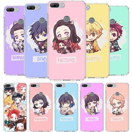 Demon Slayer Kimetsu No Yaiba Cute Cover Phone Case for Huawei Y9 Y5 Y6 Y7 2019 Honor 9 10 Lite 9X 8X 8A 8S 7X 7A 20 Pro 10i V20