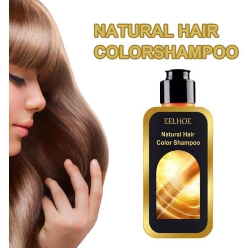 Black Hair Color Shampoo Dye for Gray Hair Hair Darkening Growth Nourishing Reverse Grey Hair Grey Reduce