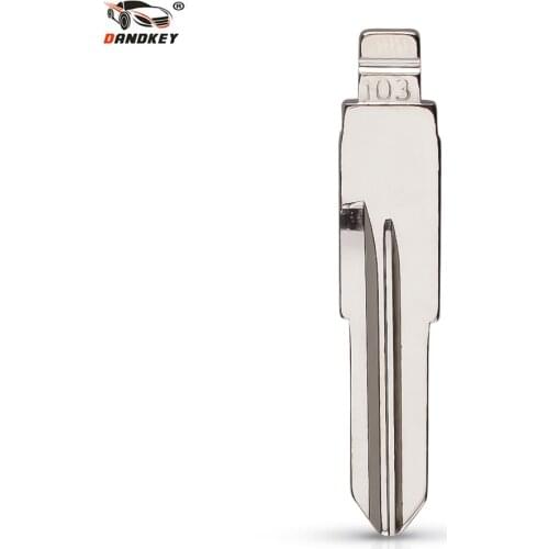 Dandkey NO.103 Car Remote Key Blade For Old MG 3 Modified Flip Remote Key Shell Blade Repacemet Middle Slot