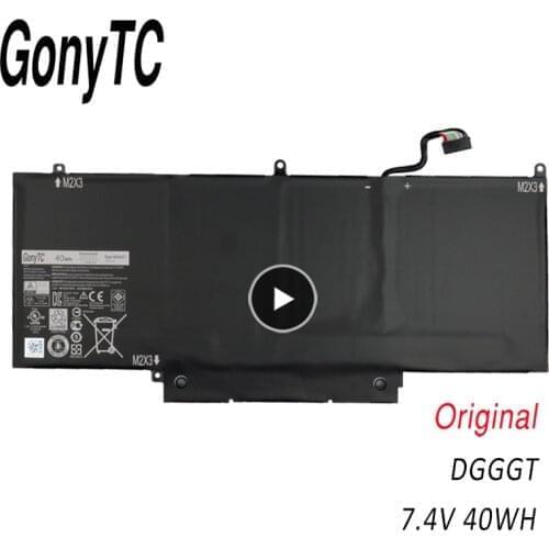 GONYTC DGGGT 7.4V 40Wh Original GF5CV Laptop Battery For DELL XPS 11 XPS11D XPS11R XPS11D-1308T XPS11D-1508T XPS11R-1508T