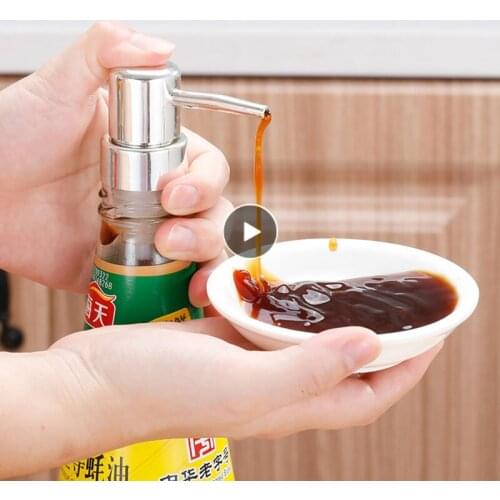 Kitchen Tools Squeeze Oyster Sauce Bottle Pressure Mouth Household Fuel Consumption For Squeezing Machine Press Mouth Pump Head